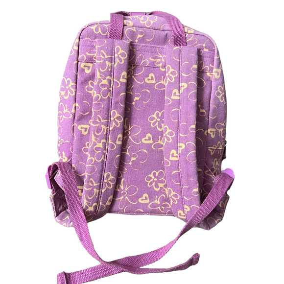 Wild Fable Purple Flower Backpack Purse - Picture 2 of 6